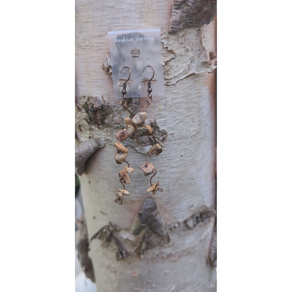 Jasper Bead Earrings